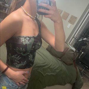 Shein patterned top Size S